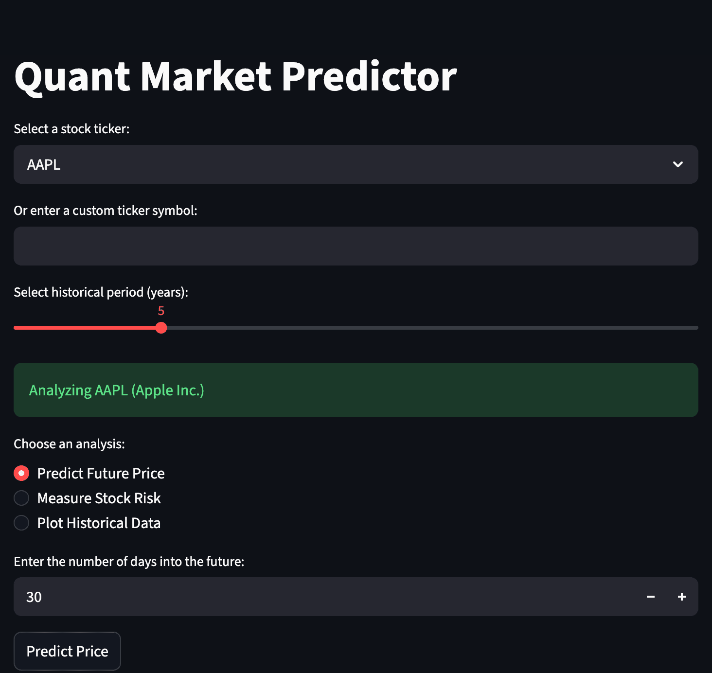 Quant Market Predictor
